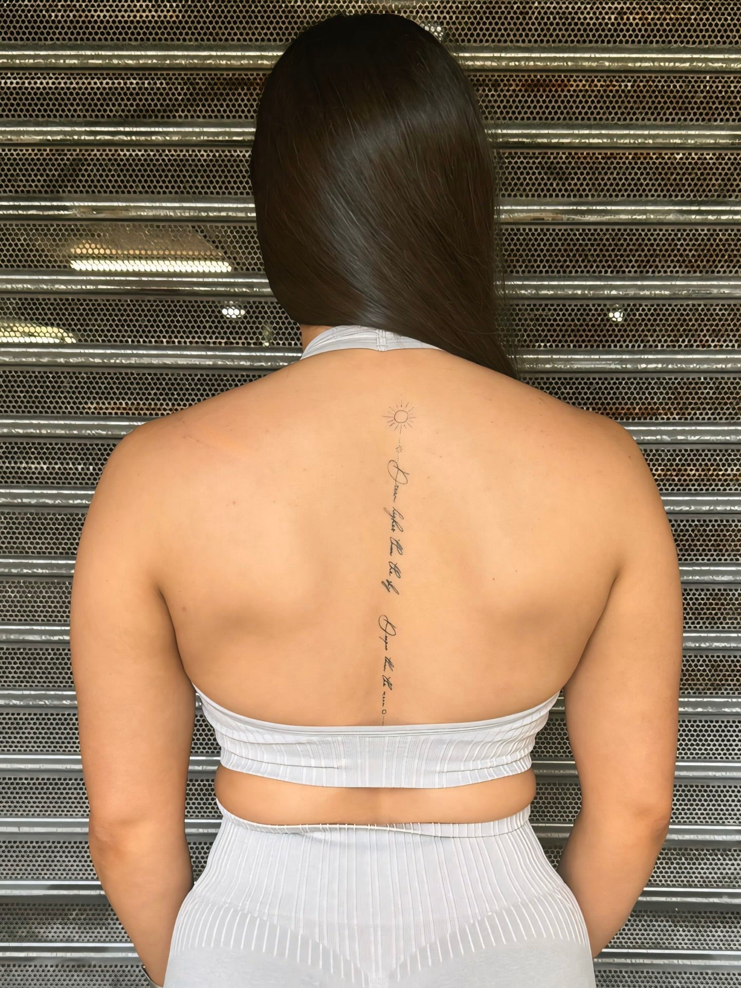 BUTTER RIBBED SPORTS BRA in GREY