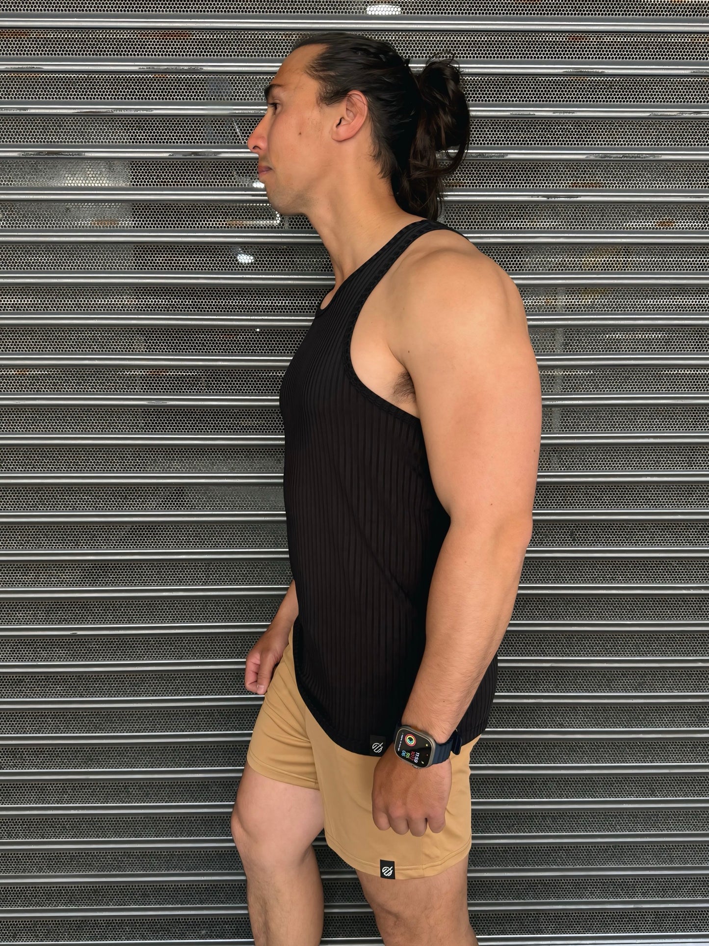 STATEMENT TRAINING SHORTS 2.0 in TAN