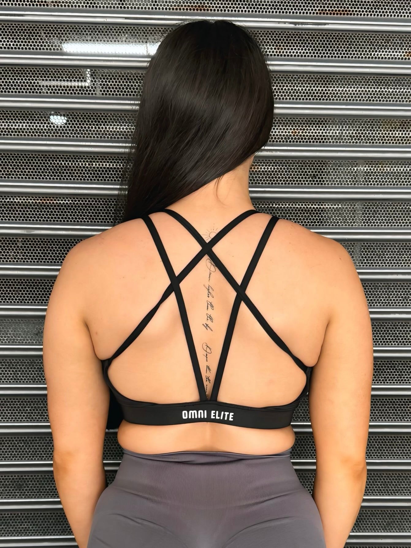 ELEMENT SPORTS BRA in BLACK