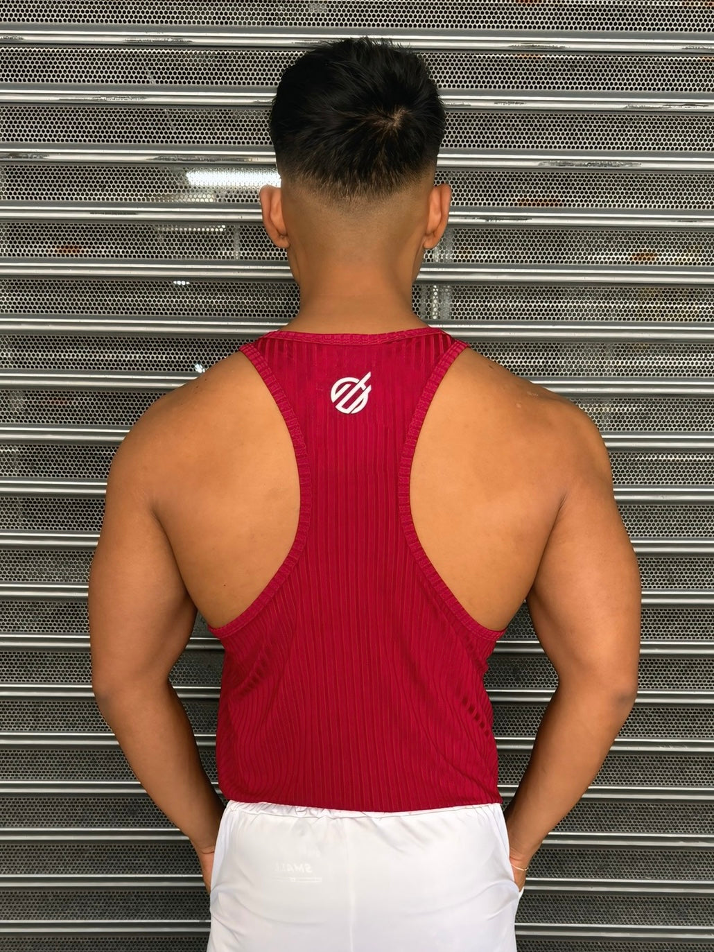 FP RIBBED TANK in Maroon