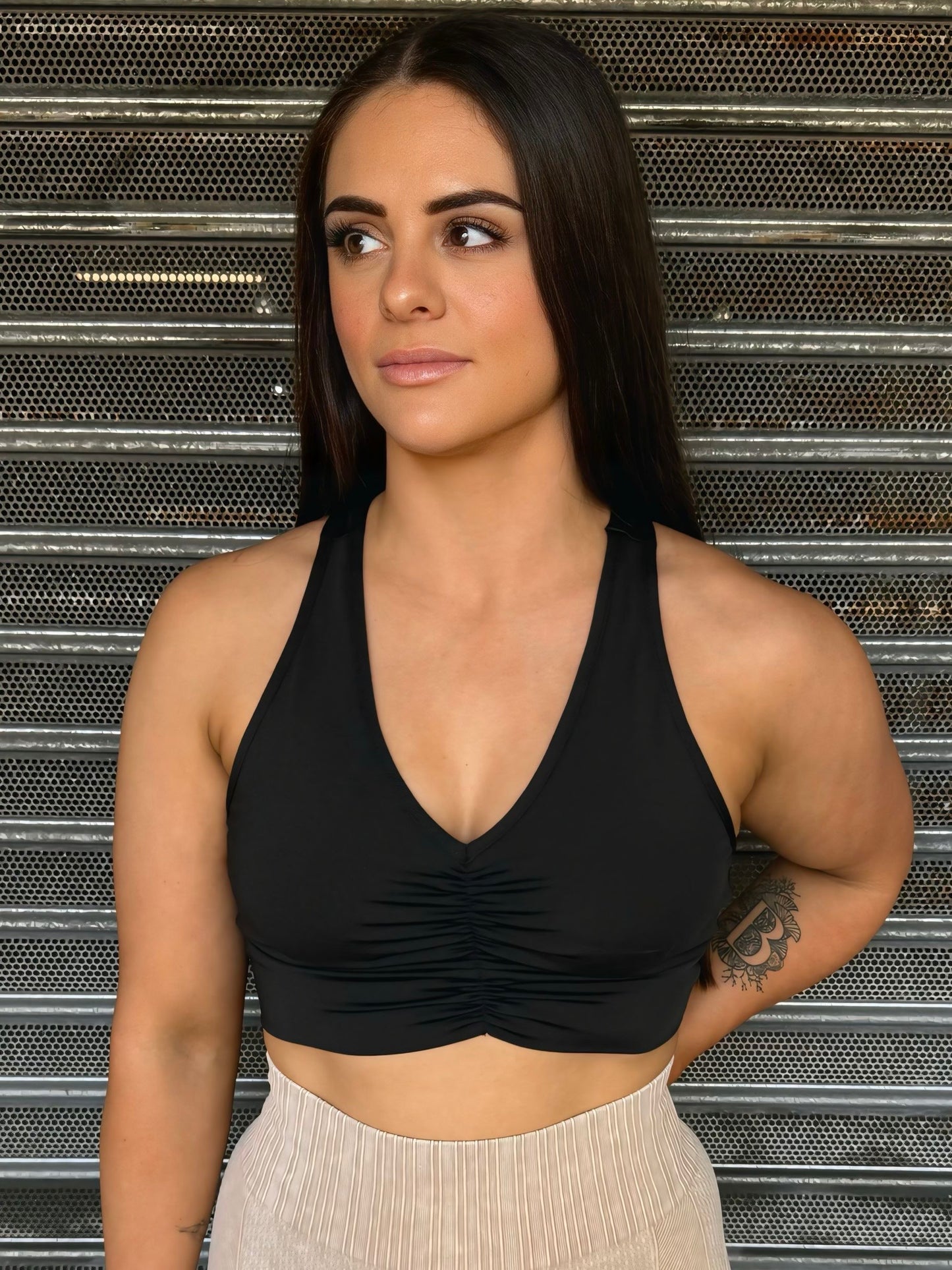 PERFORMANCE POWER BRA in BLACK