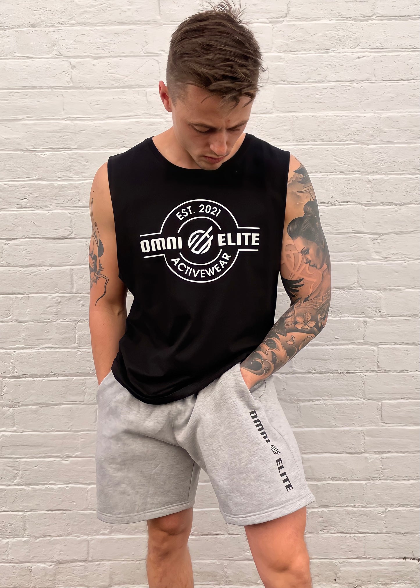 POCKET FLEECE SHORT in GREY