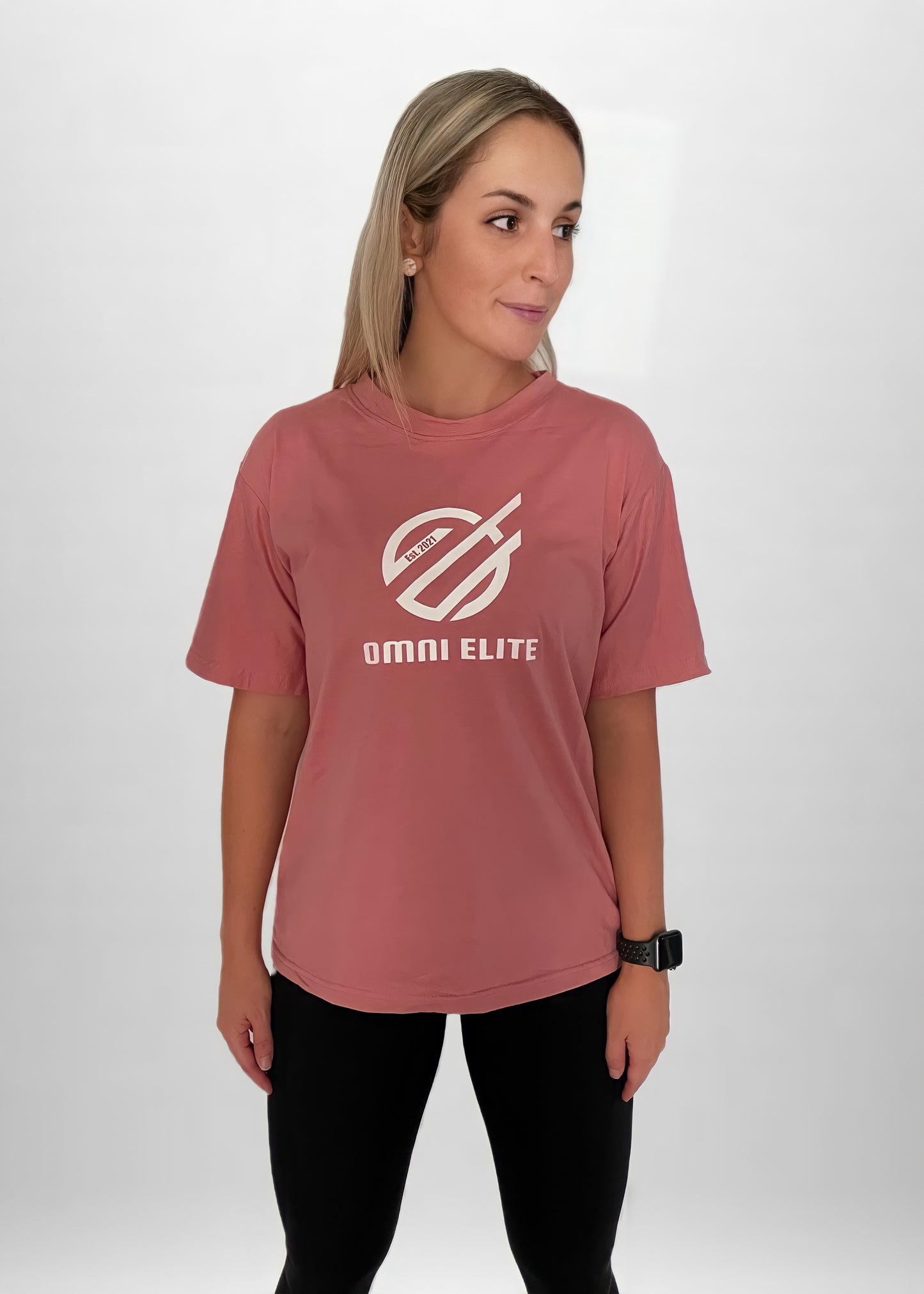OMNI ORIGINAL WOMENS TEE in Salmon