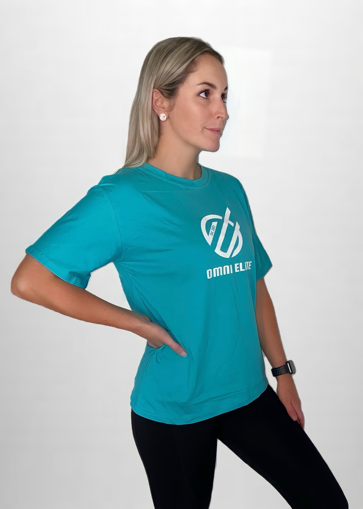 OMNI ORIGINAL WOMENS TEE in Lake Blue