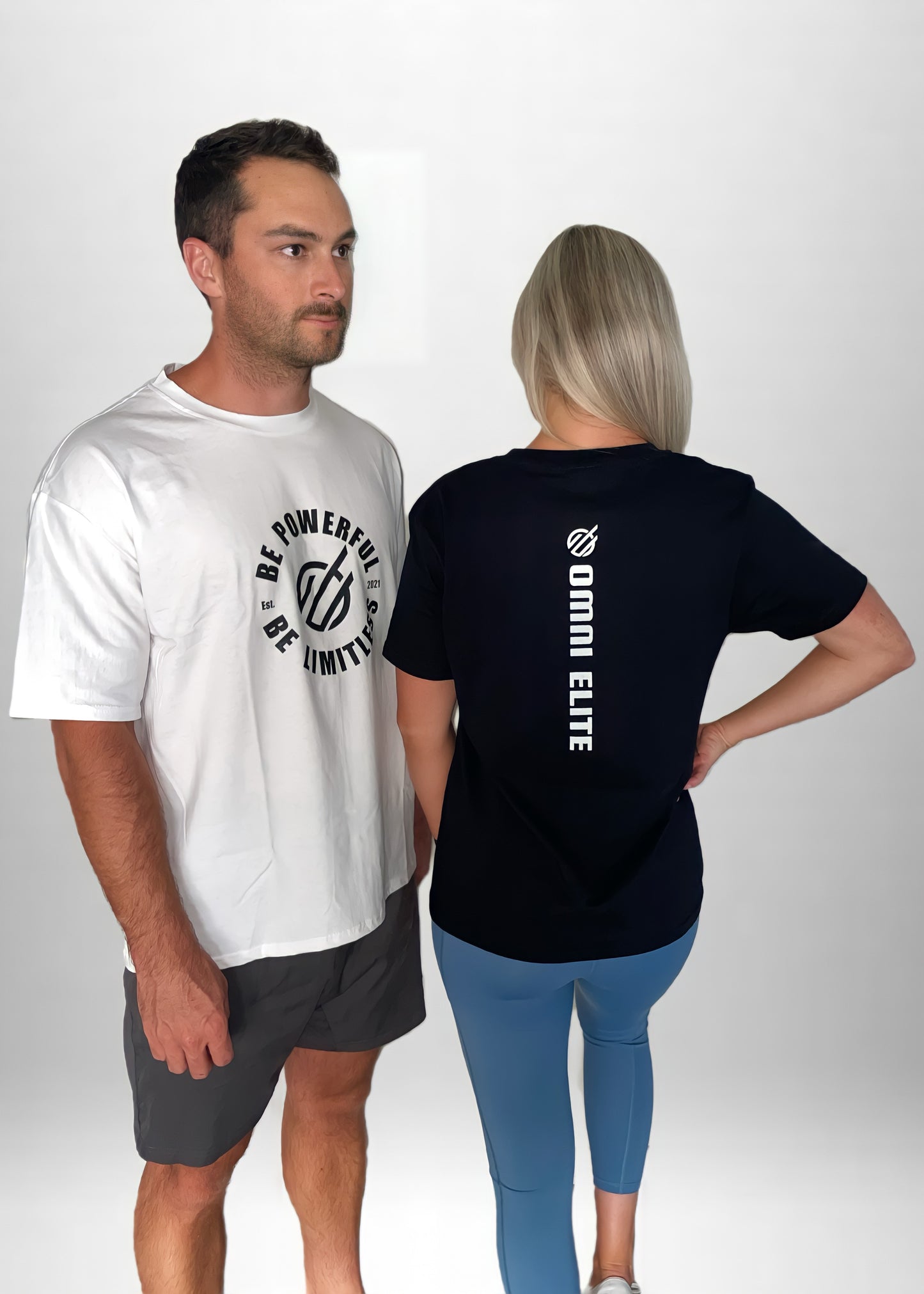 OMNI ORIGINAL BE POWERFUL BE LIMITLESS TEE (Unisex) in White