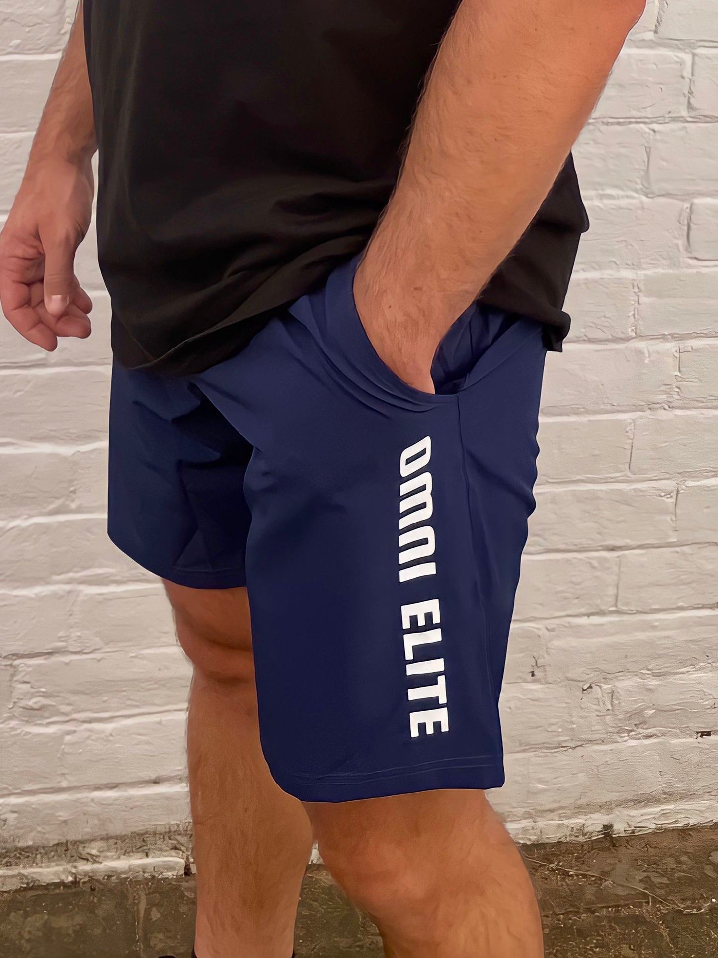 LIMITED RELEASE MENS ELITE TRAINING SHORT in NAVY