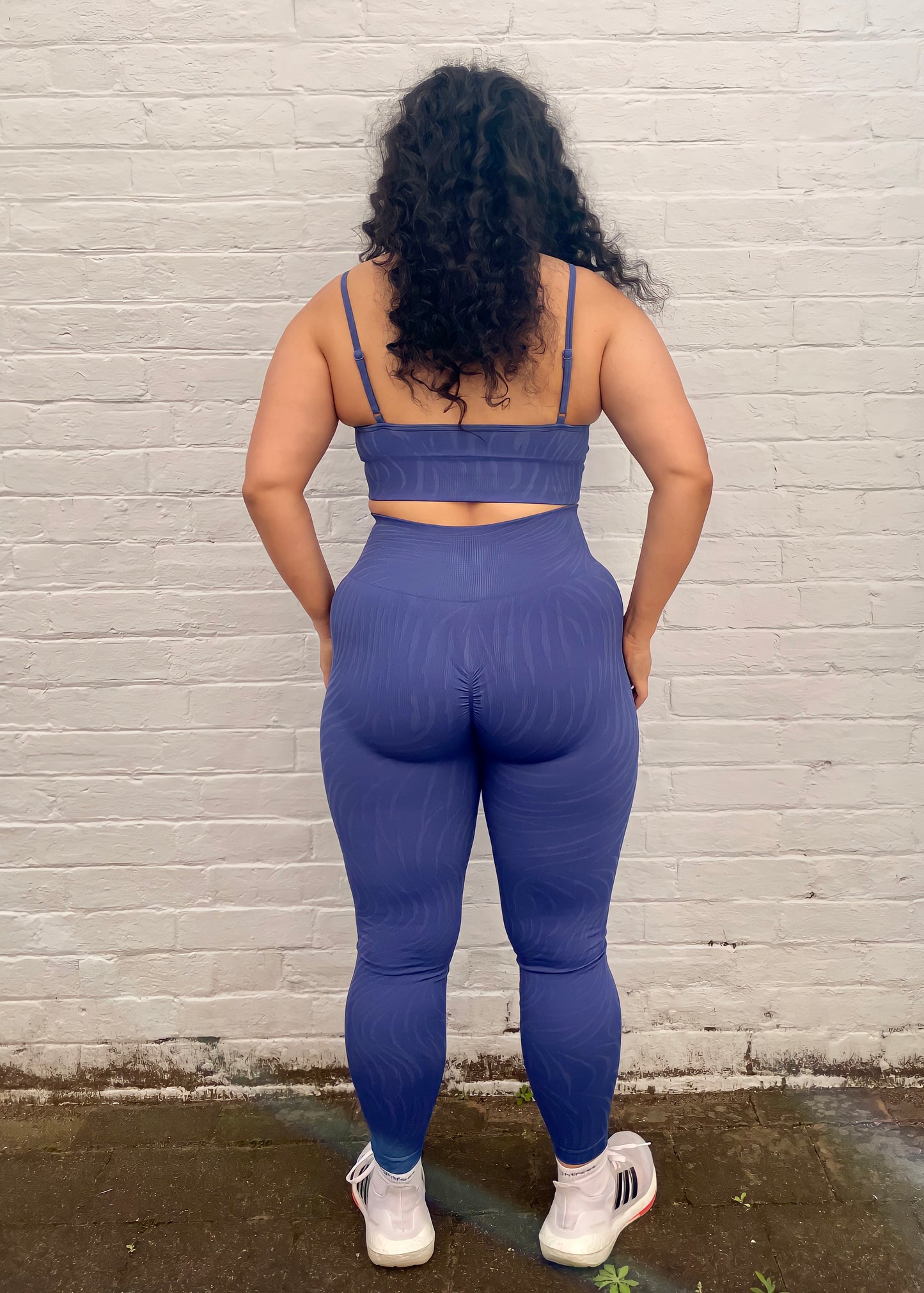 FUSION LEGGINGS in ROYAL BLUE PATTERN