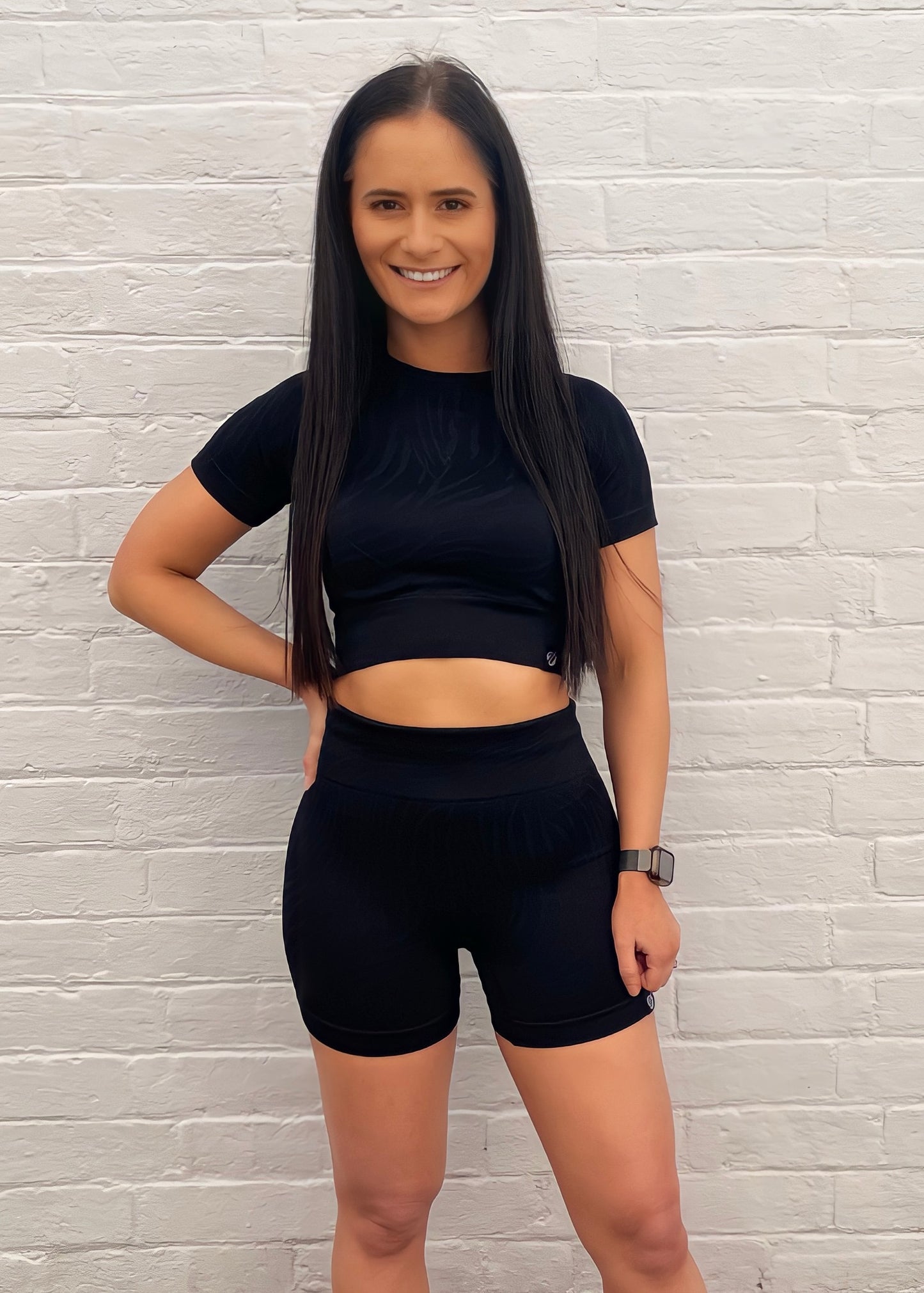 FUSION BIKE SHORTS in BLACK PATTERN