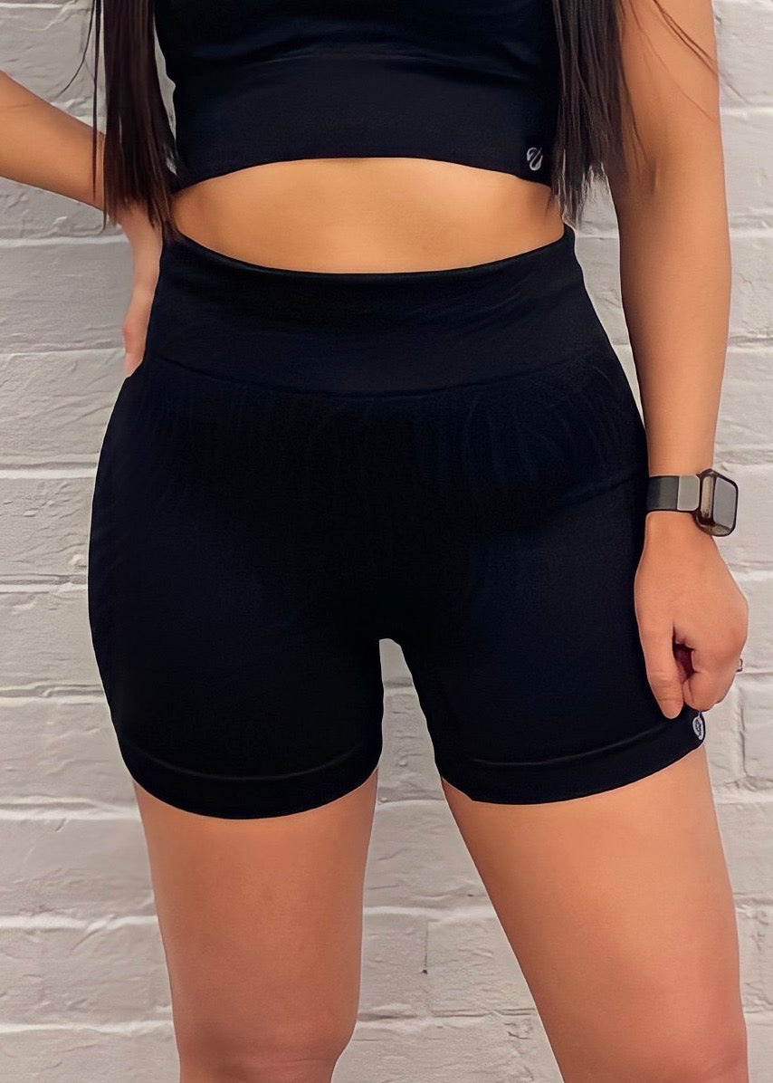 FUSION BIKE SHORTS in BLACK PATTERN