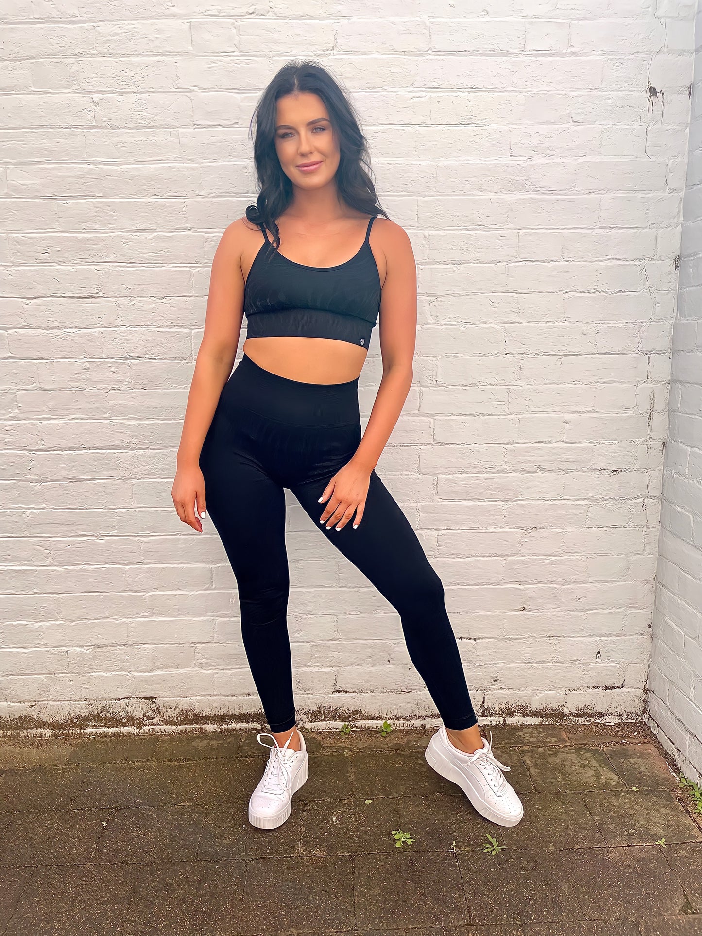 FUSION LEGGINGS in BLACK PATTERN