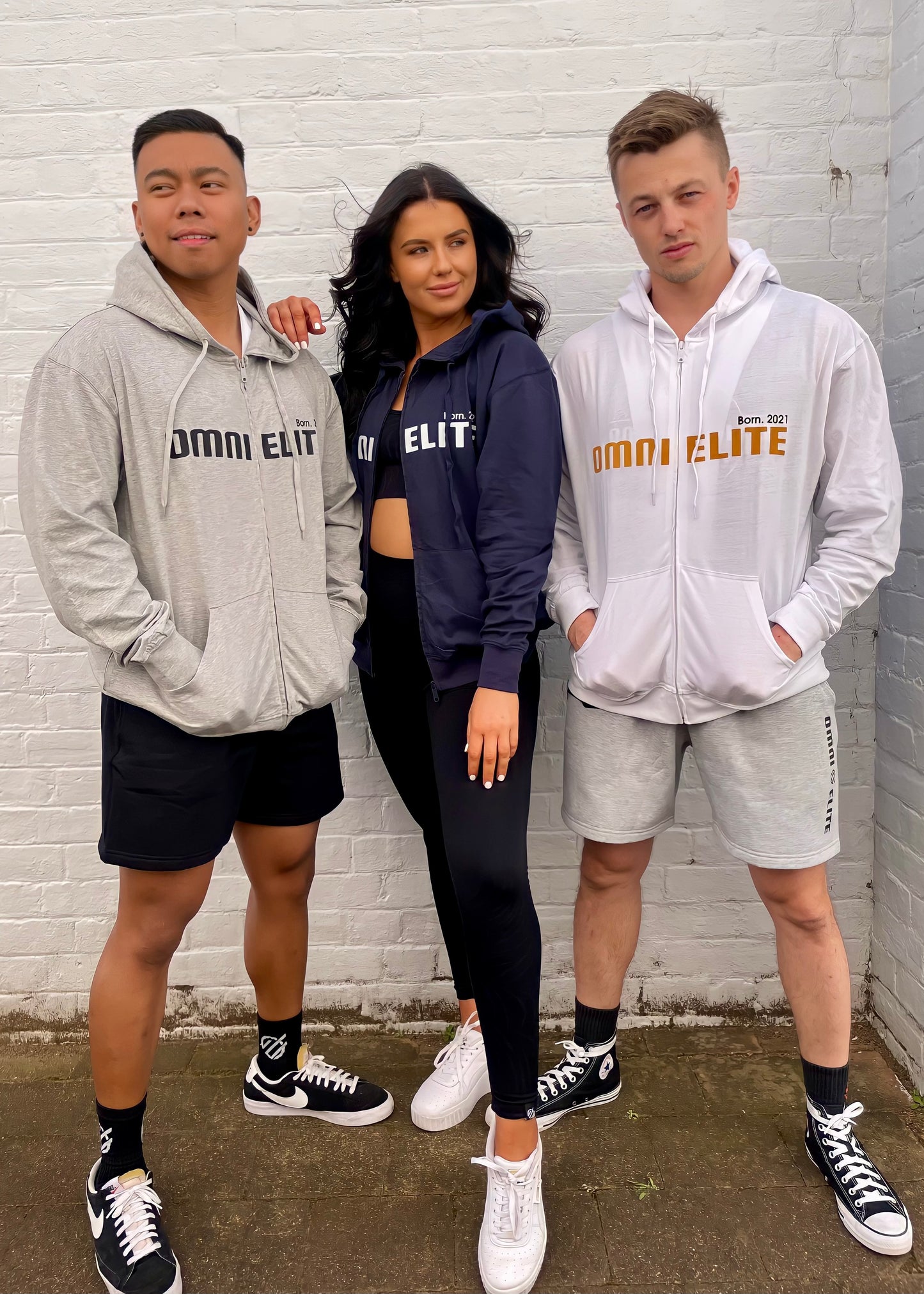 UNISEX LIGHT WEIGHT COTTON HOODIE in NAVY