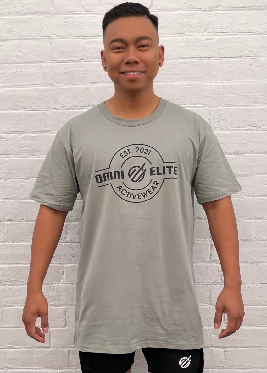 UNISEX ESTABLISHED TEE in SAGE GREEN
