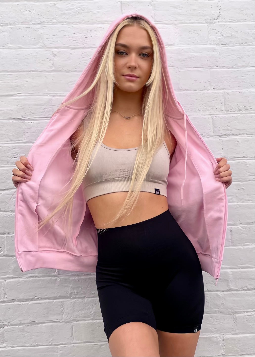 ELITE HOODIE in BLUSH PINK