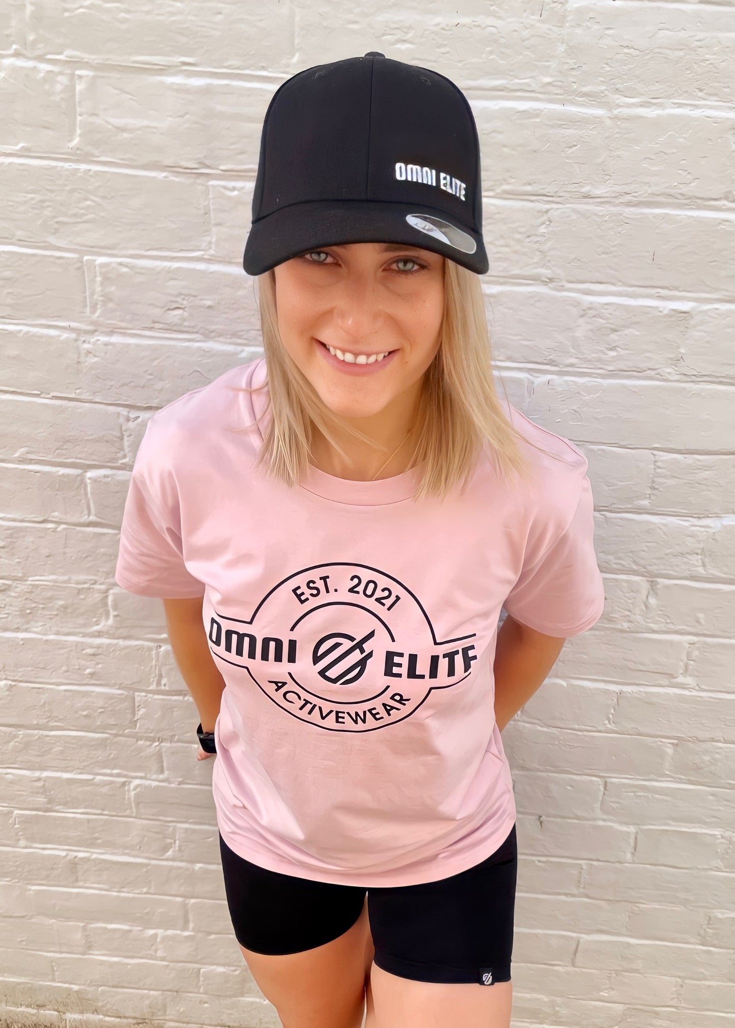 UNISEX ESTABLISHED TEE in BLUSH PINK