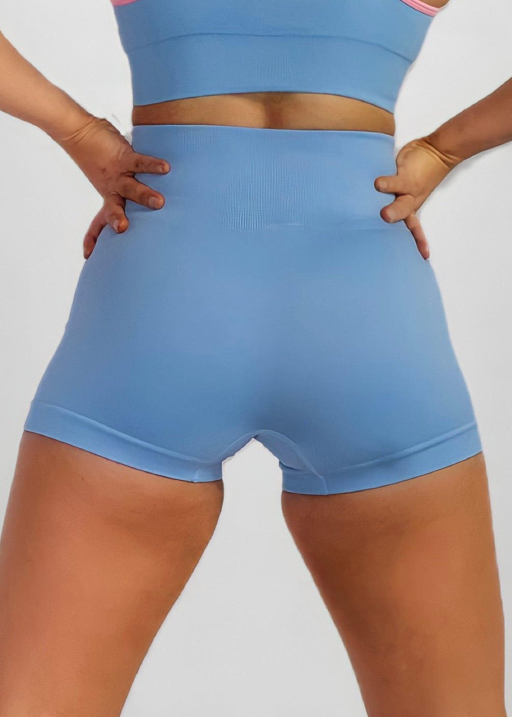 BRIGHT RY SINGLE TONE SHORTS in Blue