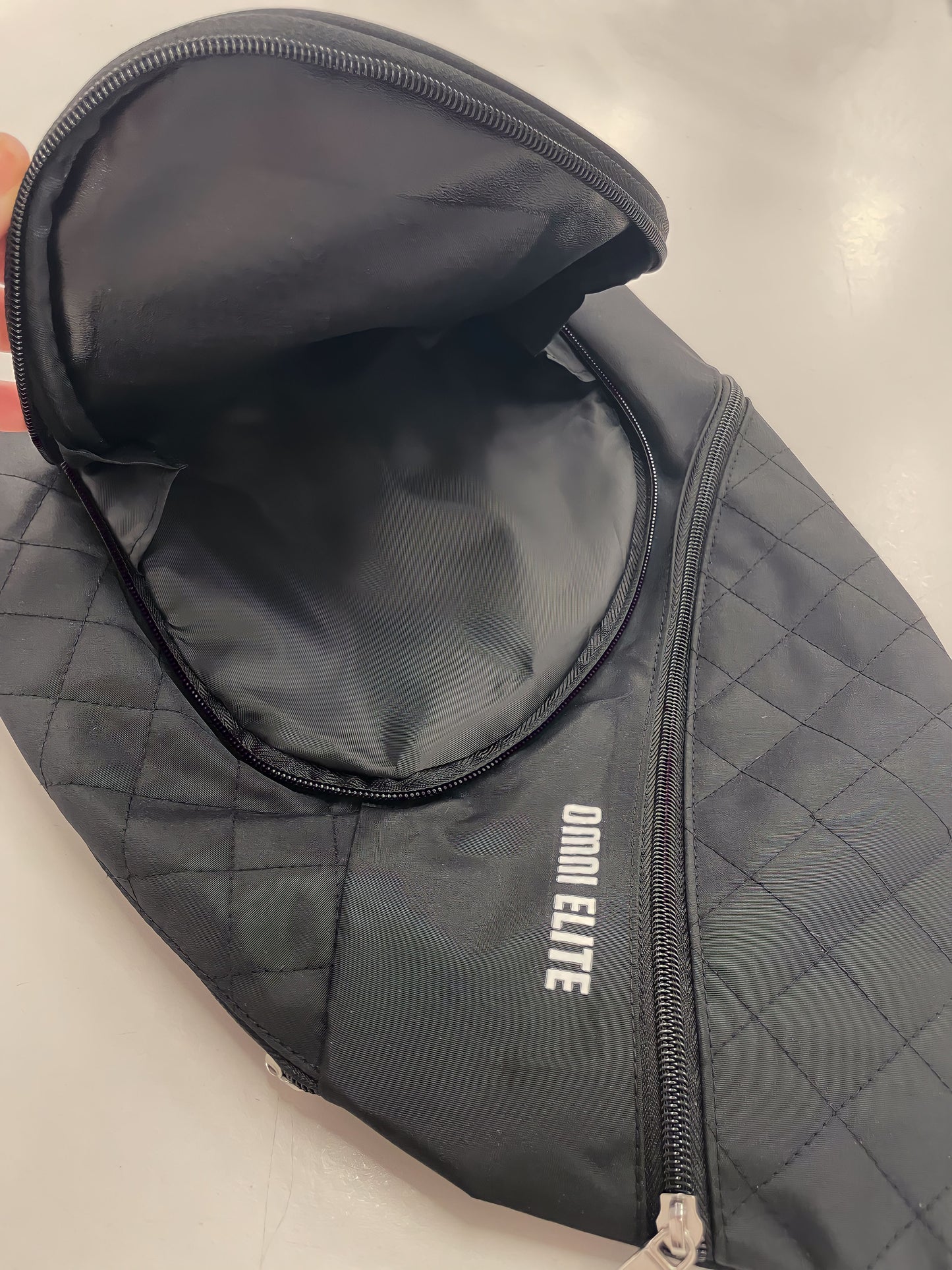 CROSS BODY BACKPACK in BLACK