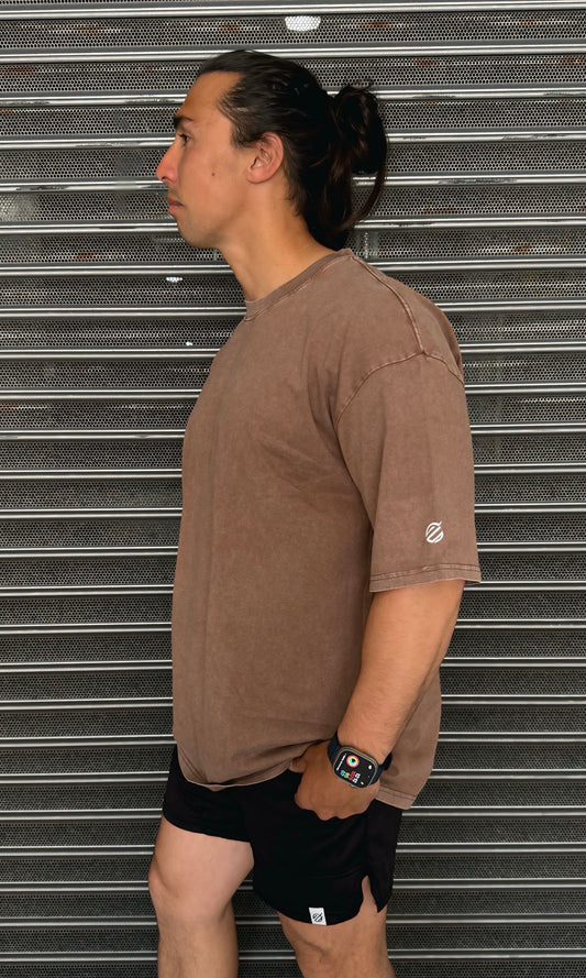 PRE SALE - VINTAGE UNISEX TEE in BROWN
