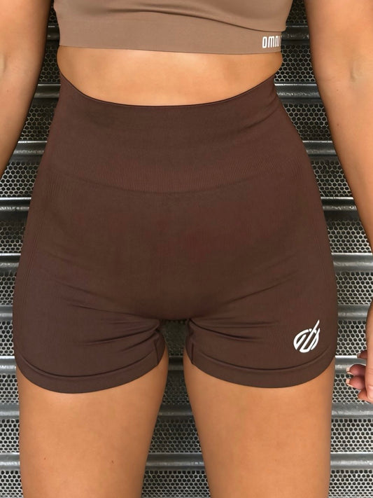 JS DEFINE SHORTS in CHOCOLATE