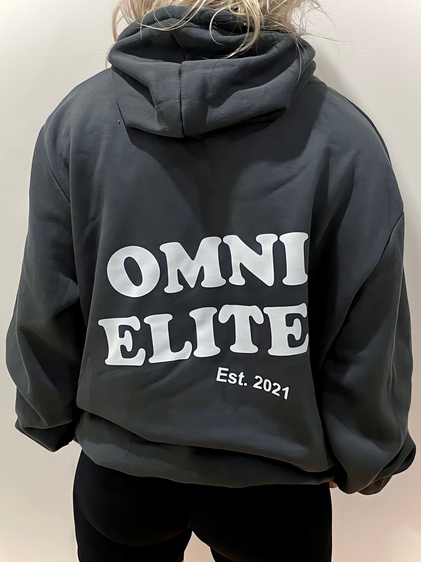 OMNI CLUB HOODIE in CHARCOAL (unisex)