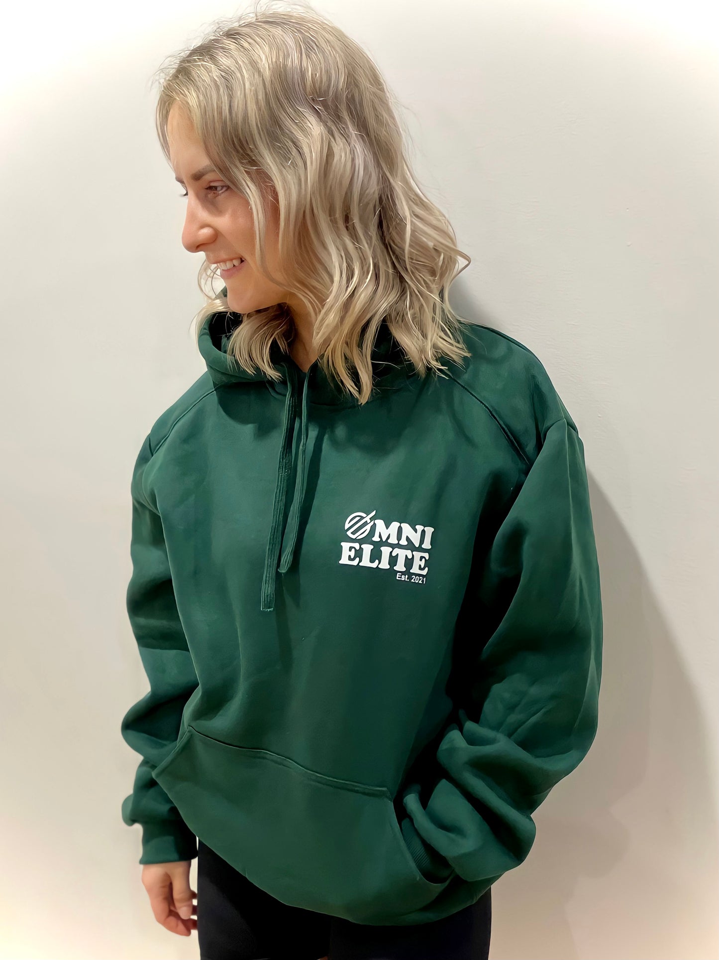 OMNI CLUB HOODIE in BOTTLE GREEN (unisex)