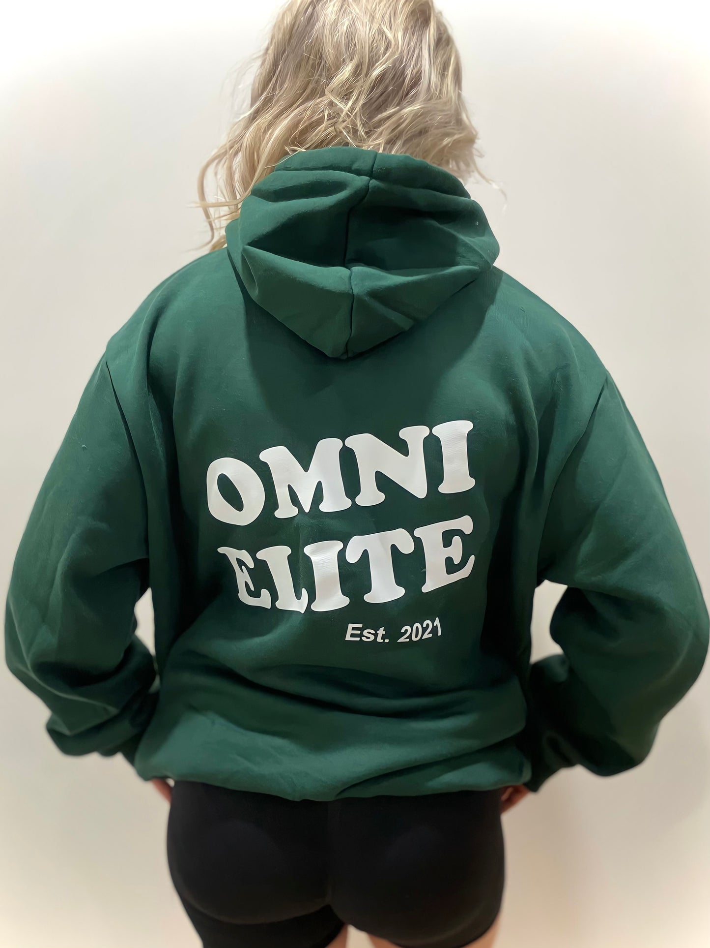 OMNI CLUB HOODIE in BOTTLE GREEN (unisex)