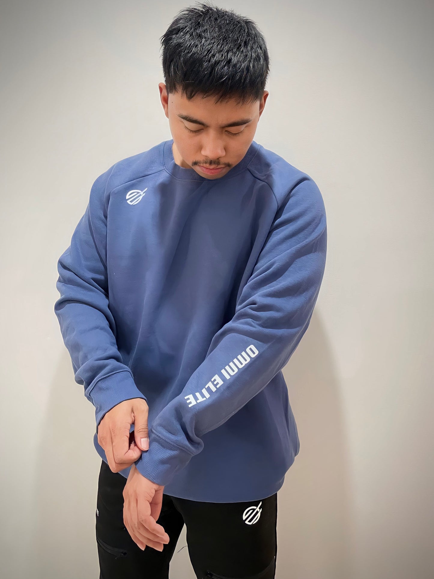 TEAM 2.0 CREW JUMPER in DUSTY BLUE (unisex)