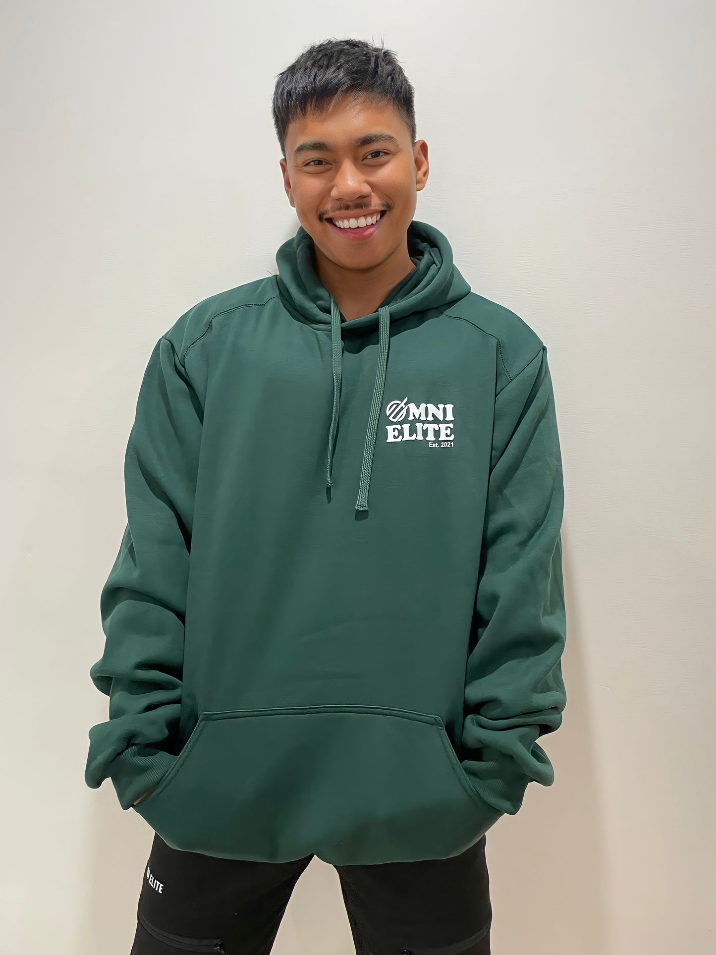 OMNI CLUB HOODIE in BOTTLE GREEN (unisex)