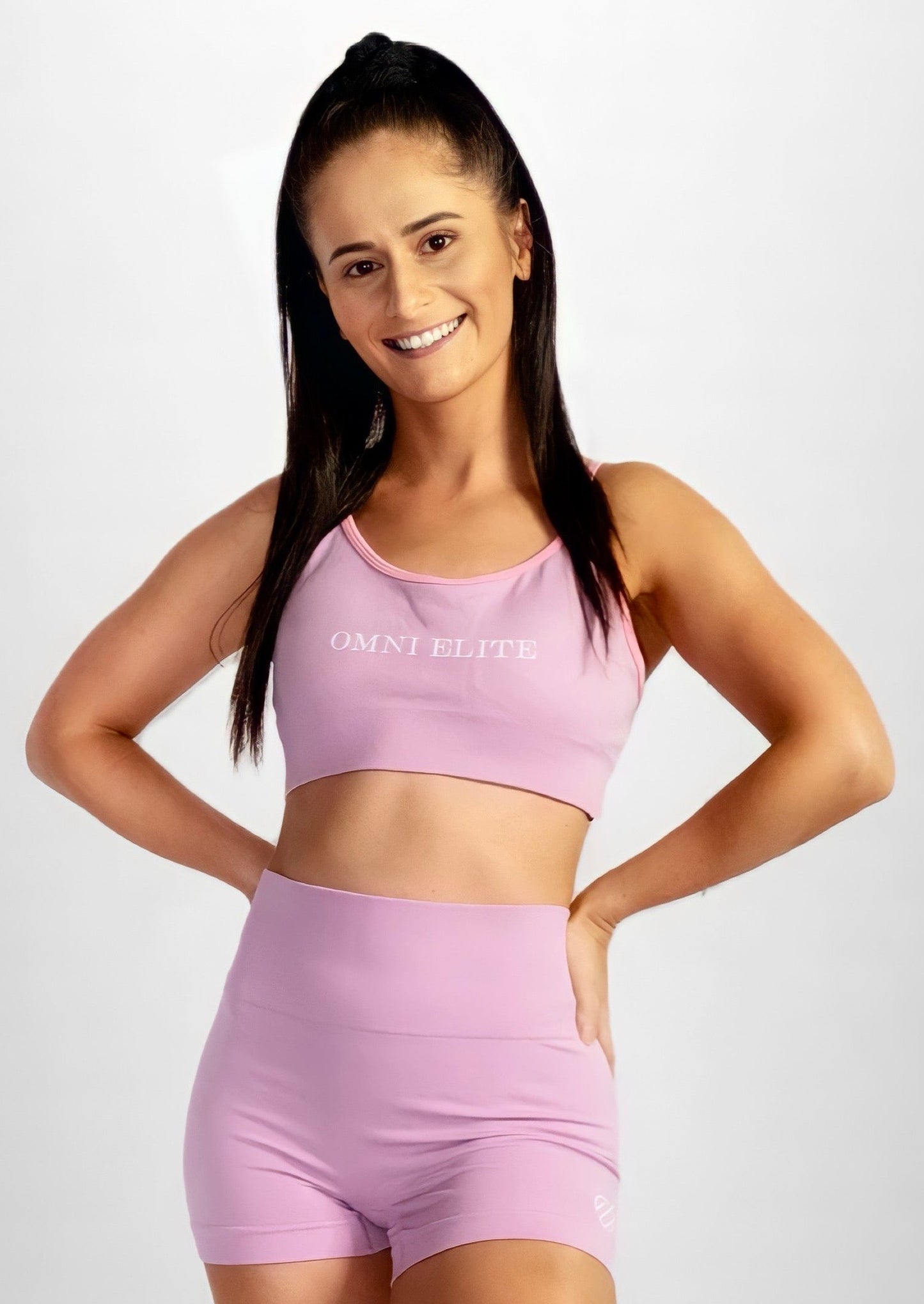 BRIGHT RY CUSTOM SPORTS BRA in Purple