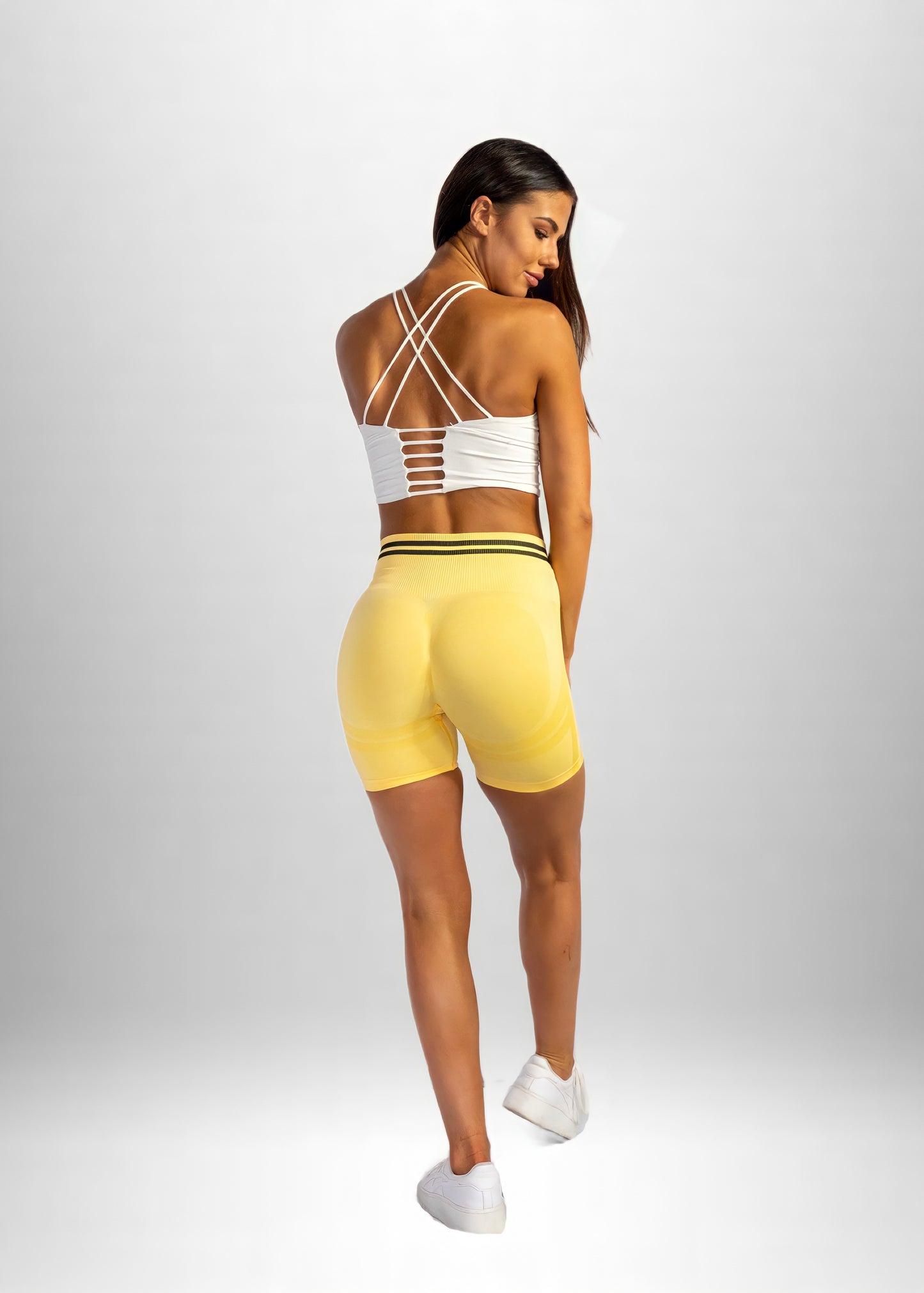 POWER CRUNCH SHORTS in Yellow