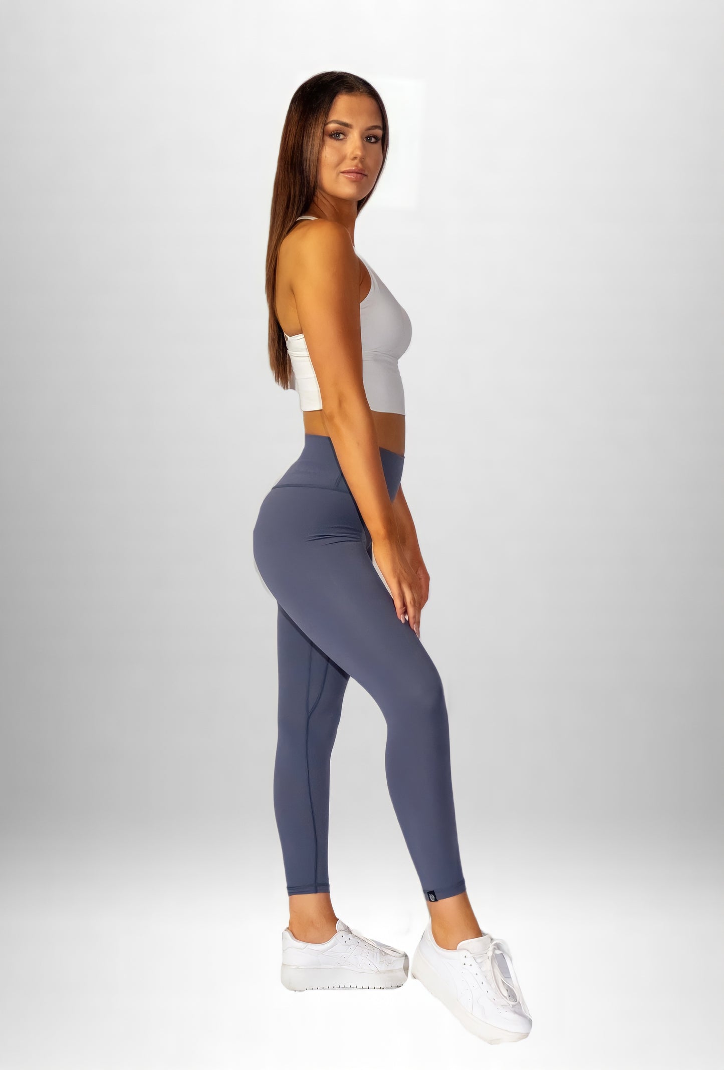 SEAMLESS BUTTER SOFT LEGGINGS in Steel Blue