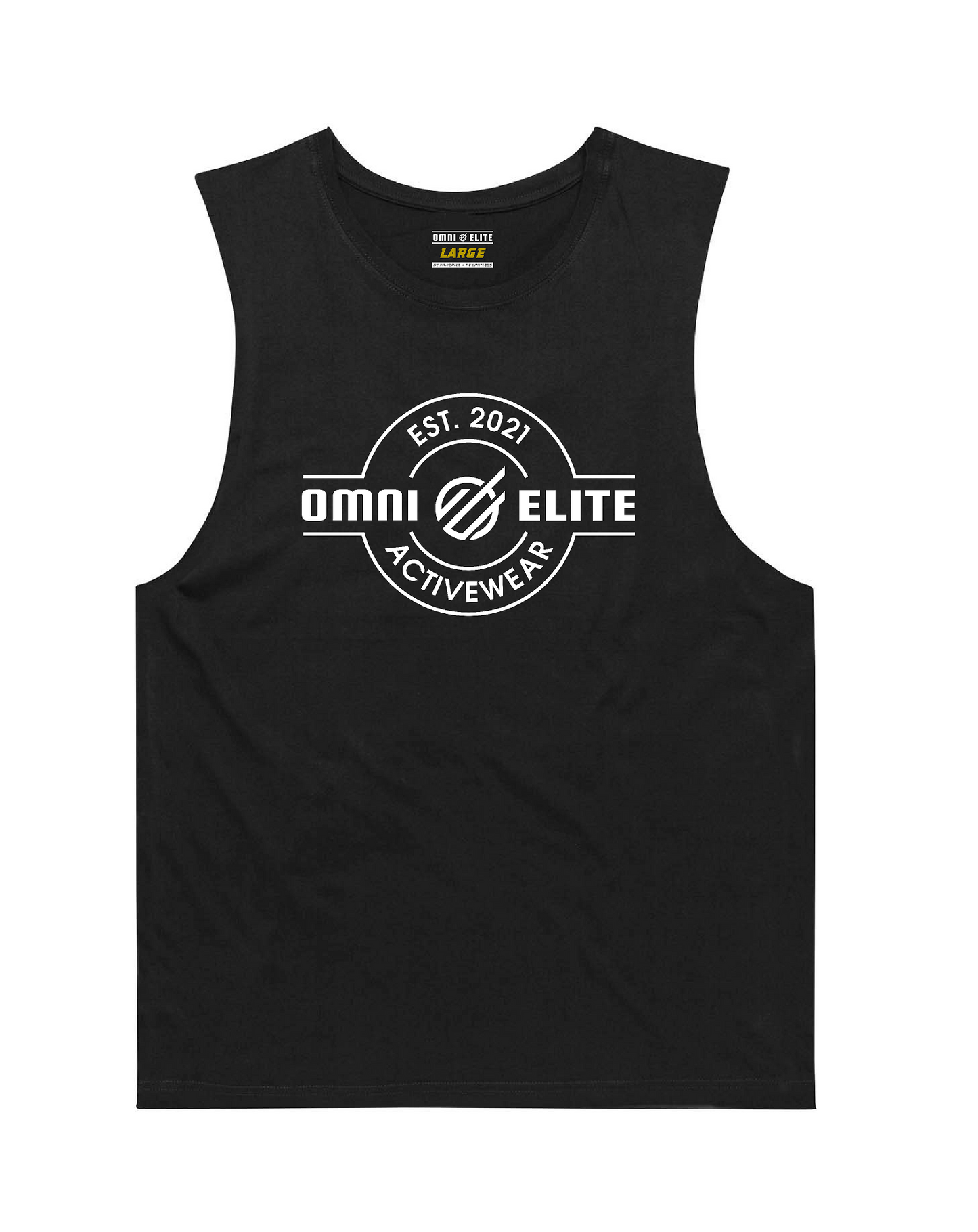 ESTABLISHED MUSCLE TANK in BLACK