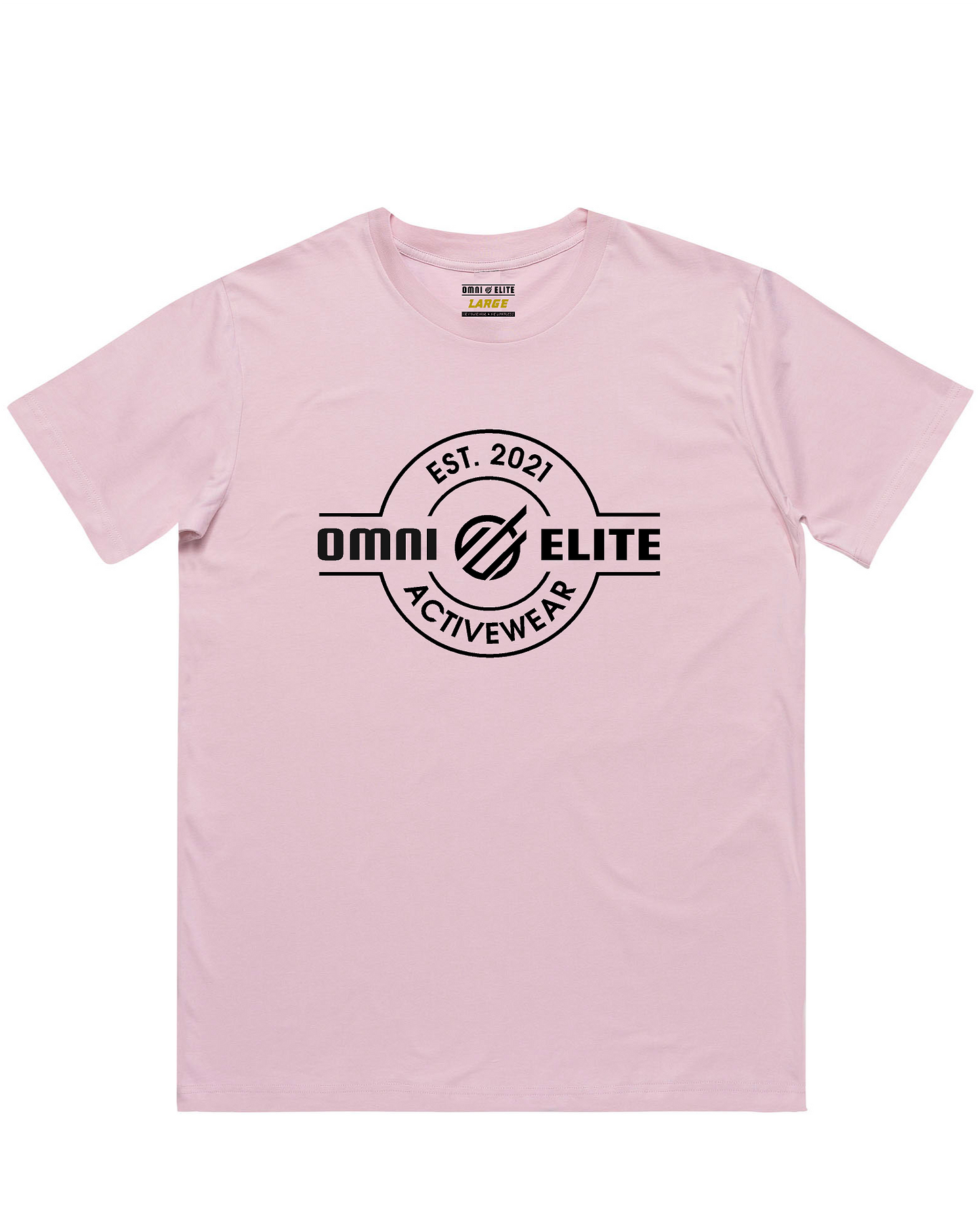 UNISEX ESTABLISHED TEE in BLUSH PINK