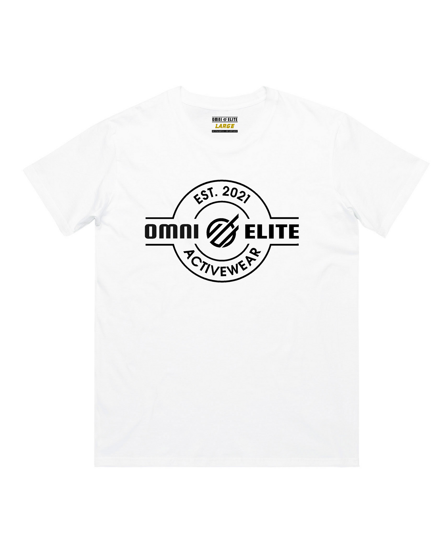 UNISEX ESTABLISHED TEE in WHITE